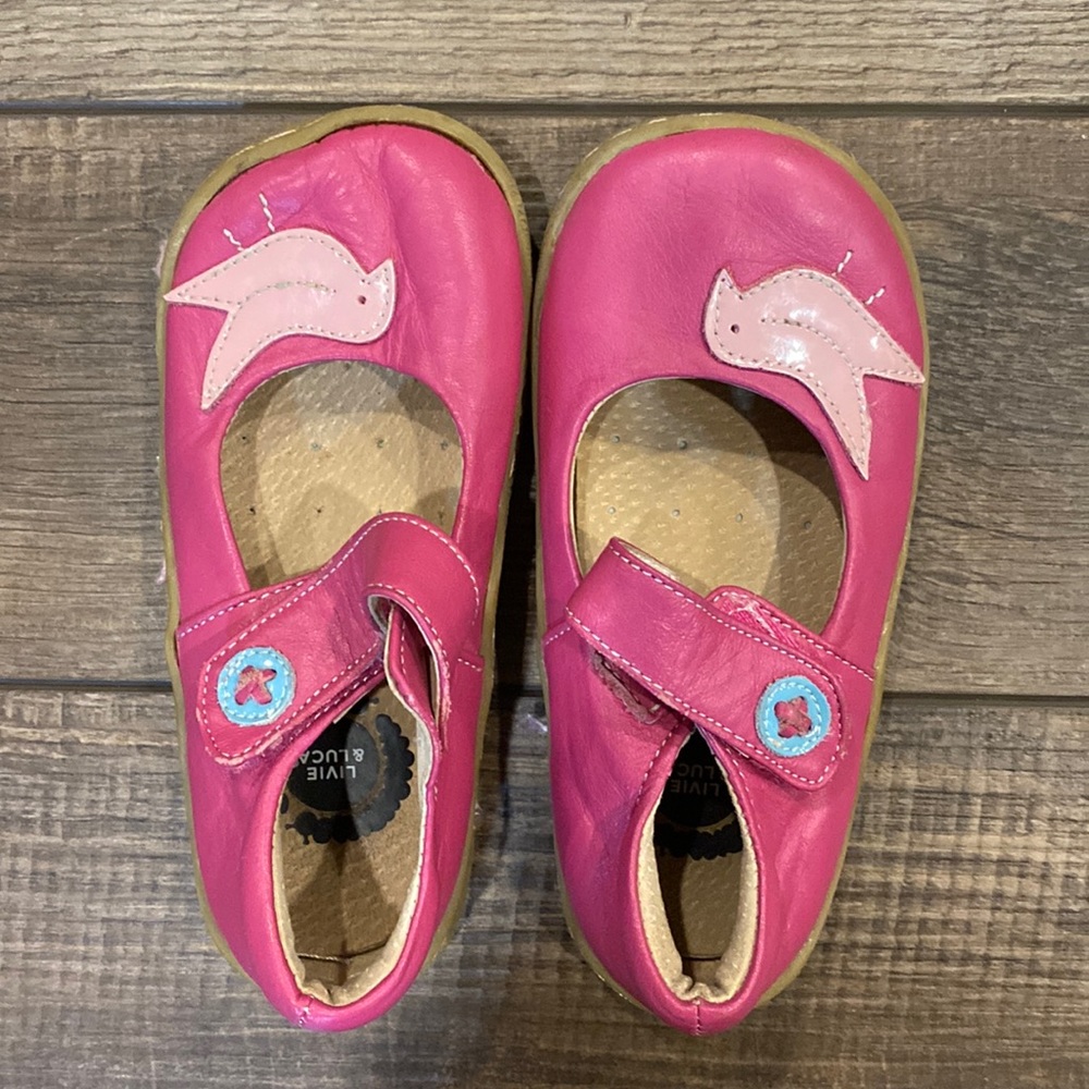 Livie & Luca Pink Leather Mary Janes SIZE 10